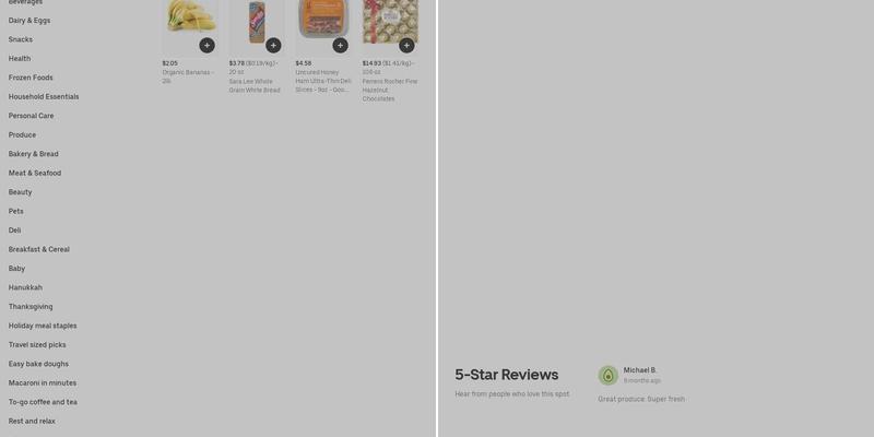 Starbucks Menu