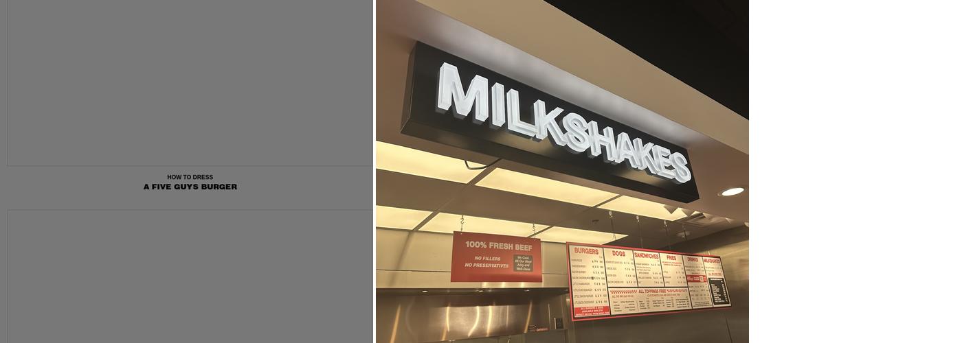 Five Guys Menu