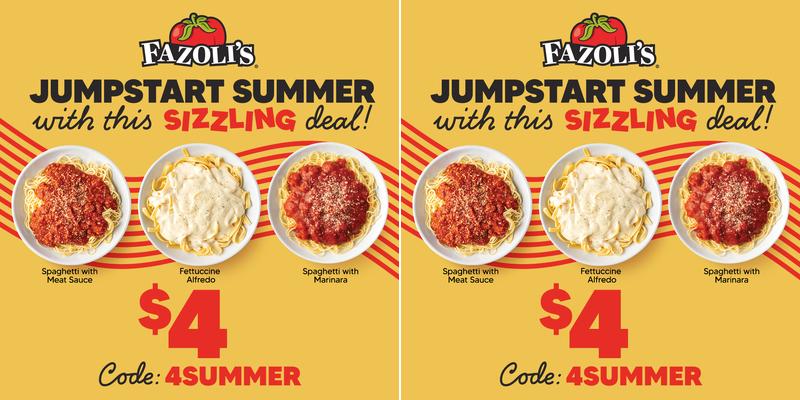 Fazoli's Menu