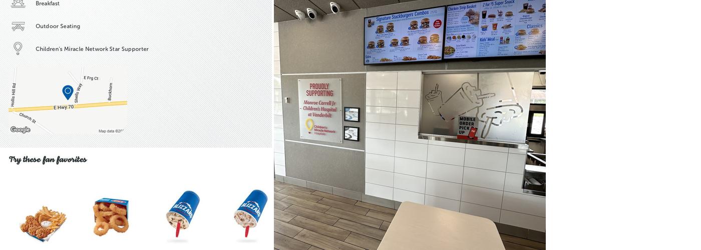 Dairy Queen Grill & Chill Menu