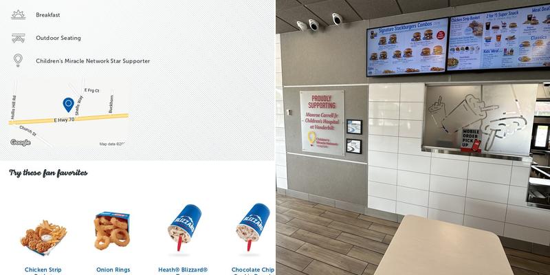 Dairy Queen Grill & Chill Menu