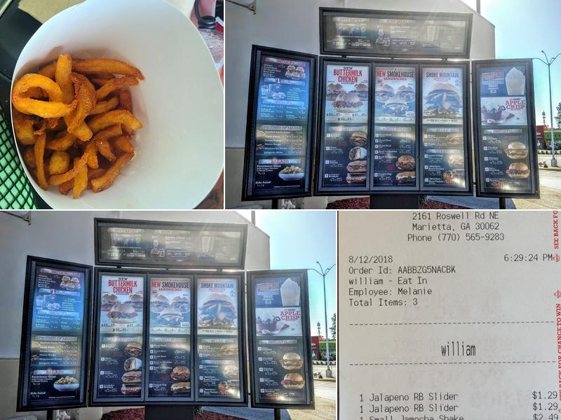 Arby's Menu
