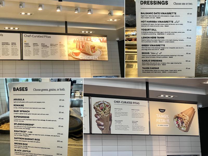 CAVA Menu