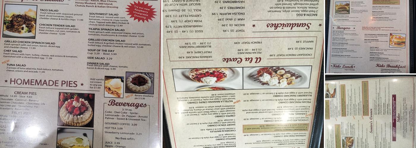 Jay Jay Cafe Menu