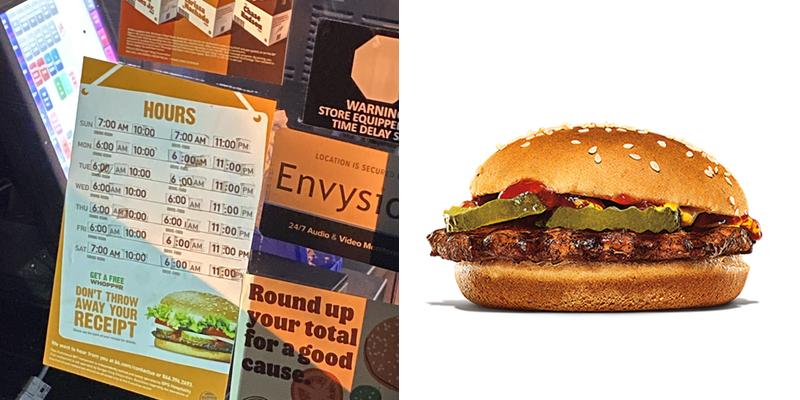 Burger King Menu