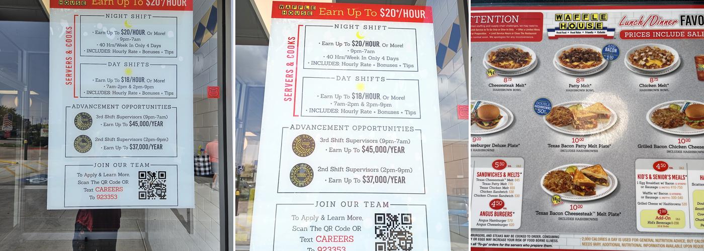Waffle House Menu