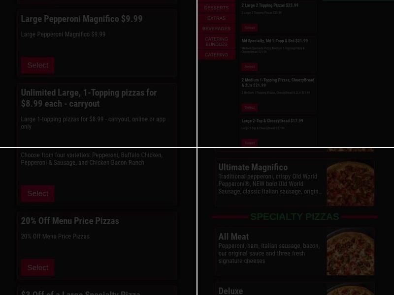 Marco's Pizza Menu