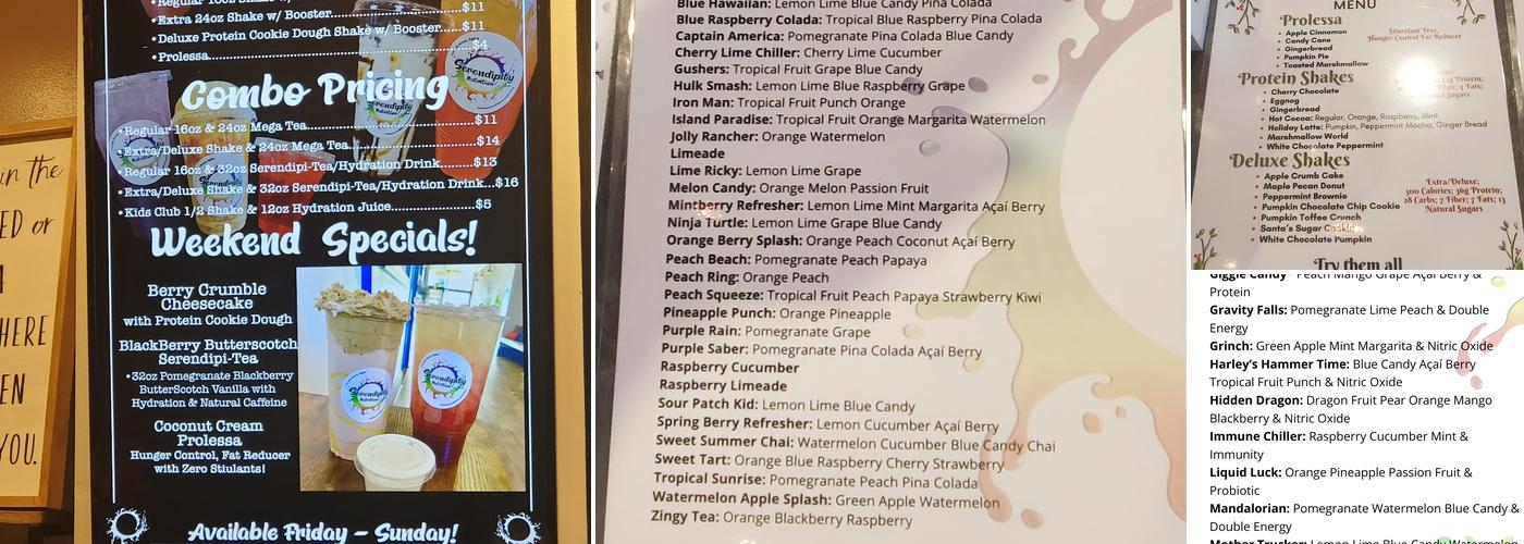 Serendipity Menu