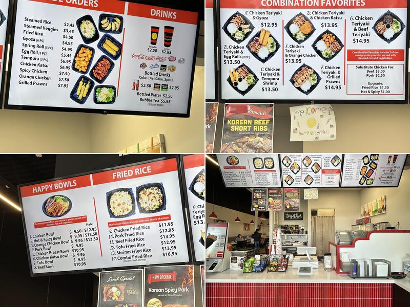 Happy Teriyaki - Pleasant Grove Menu