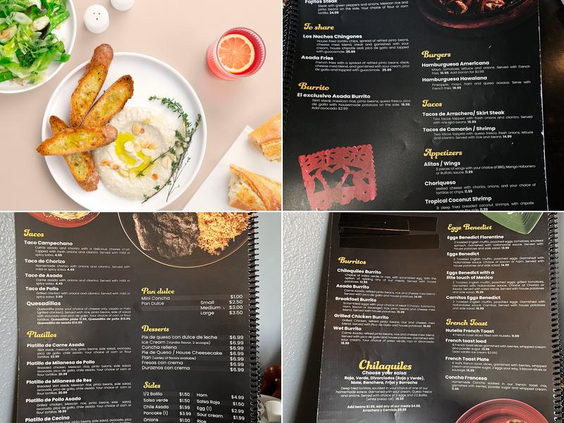 Kikey's Cafe Authentic Mexican Food Menu