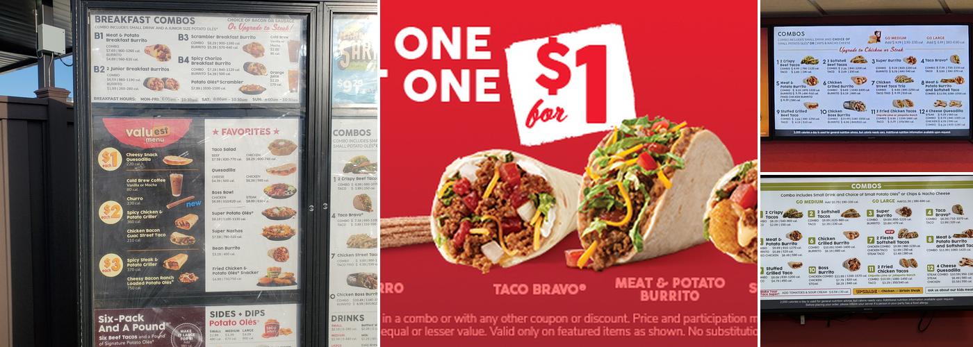 Taco John's Menu