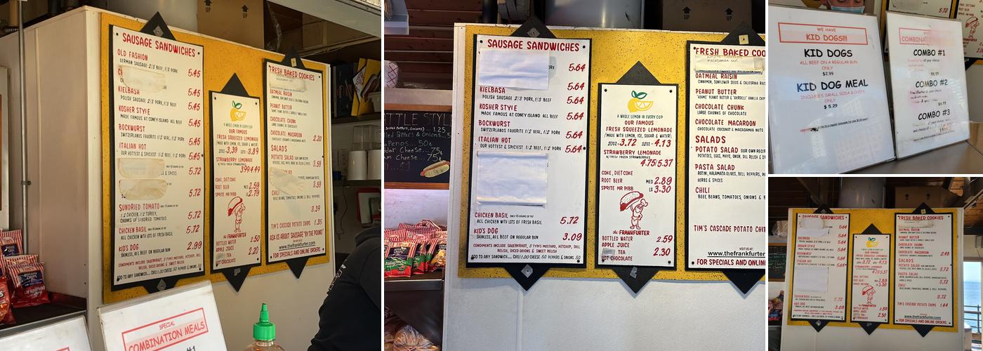 The Frankfurter Menu