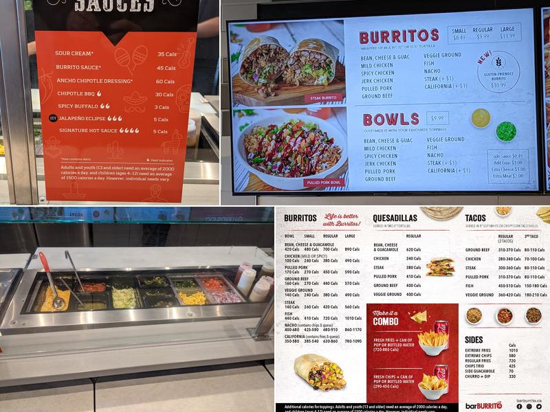 barBURRITO Menu