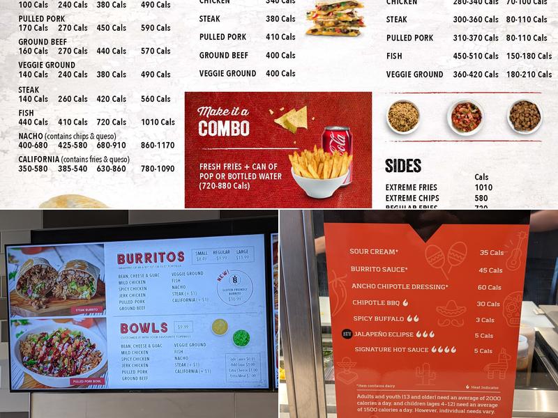 barBURRITO Menu