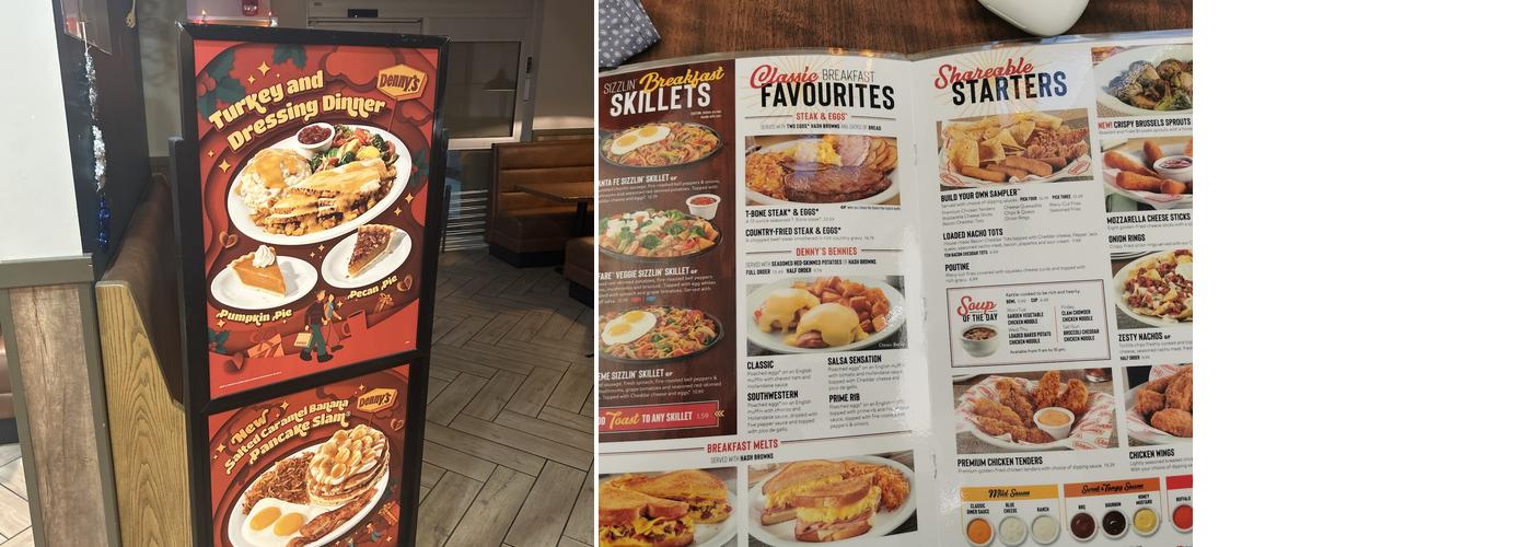 Denny's Menu