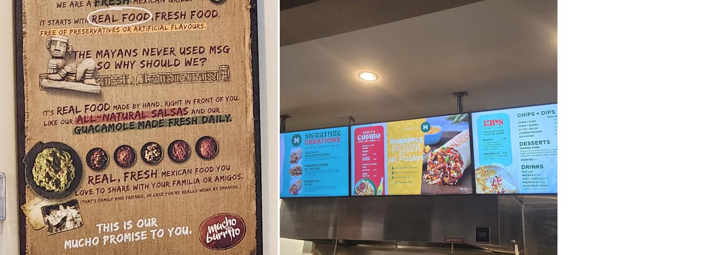 Mucho Burrito Fresh Mexican Grill Menu