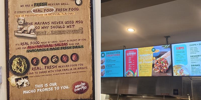 Mucho Burrito Fresh Mexican Grill Menu
