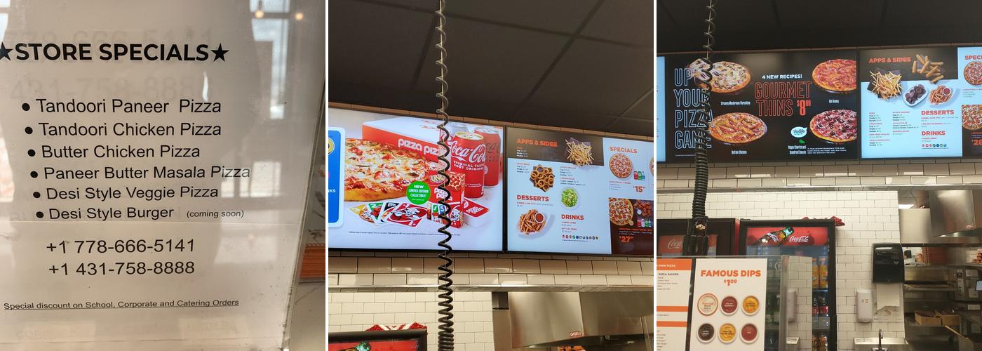 Pizza Pizza Menu