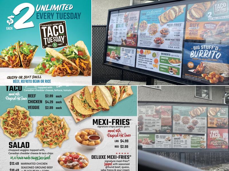 TacoTime Menu