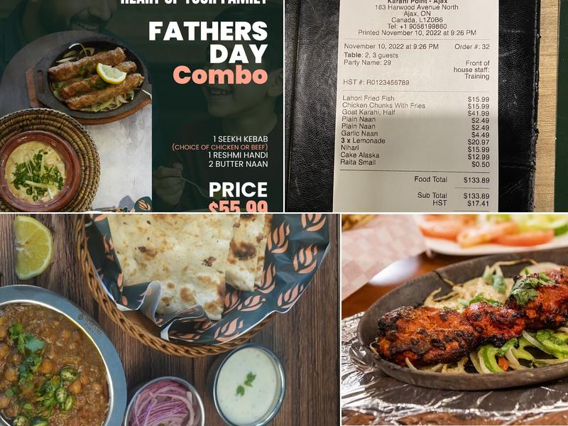 Karahi Point Ajax Menu