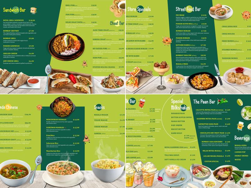 Royal Paan (Barrie) Menu