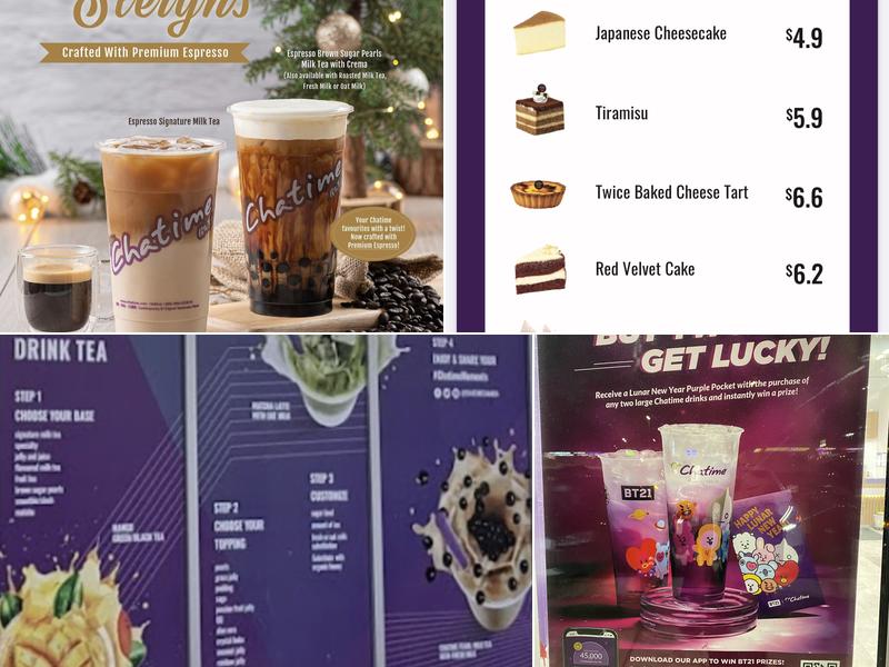 Chatime Menu