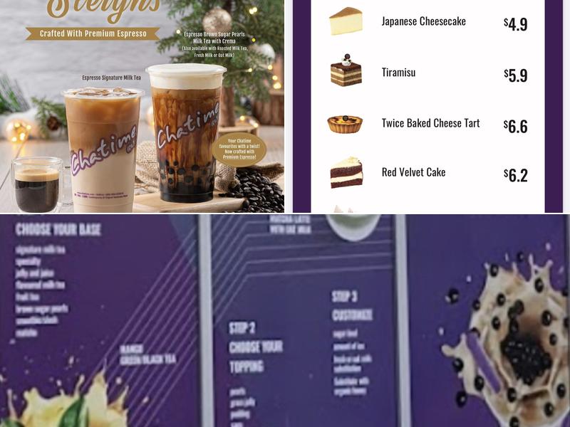 Chatime Menu