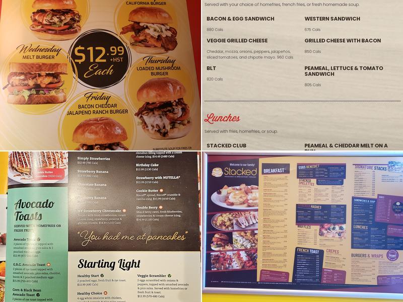 Stacked Pancake & Breakfast House Paris Menu