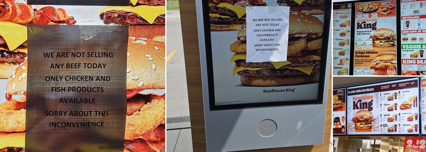 Burger King Menu