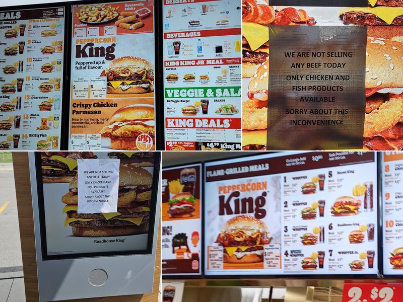Burger King Menu