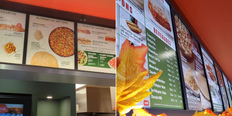 Pizza Nova Menu