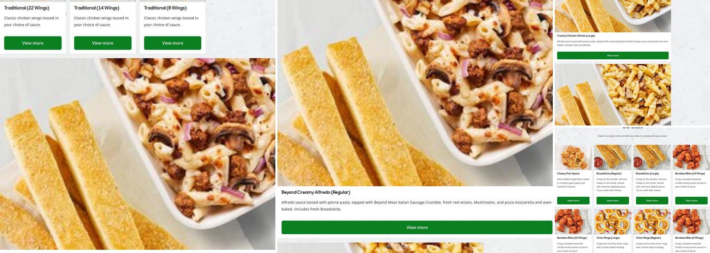 Pizza Hut Menu