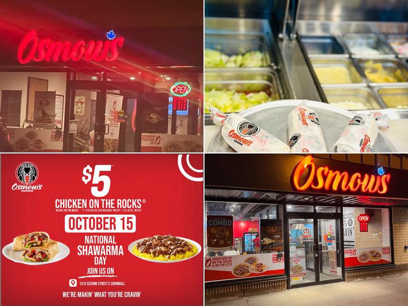 Osmow's Shawarma 1315-F, Second St E, Cornwall