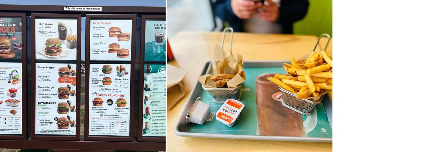 A&W Canada Menu