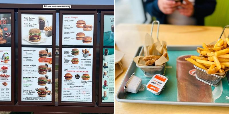A&W Canada Menu