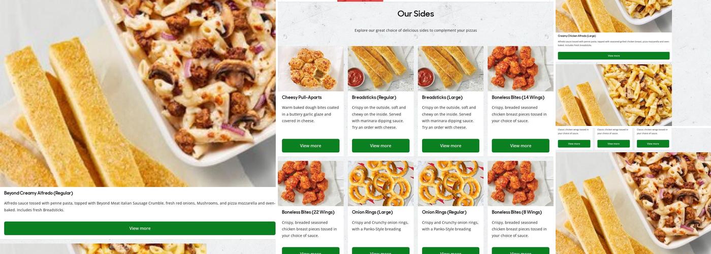 Pizza Hut Menu