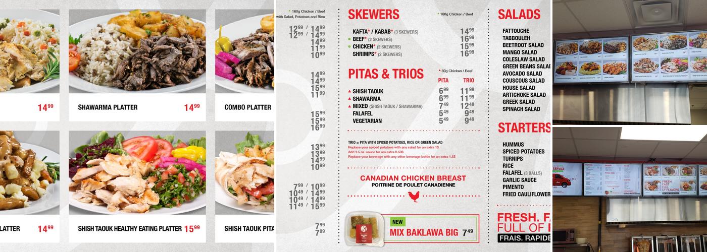 Restaurant Amir Menu