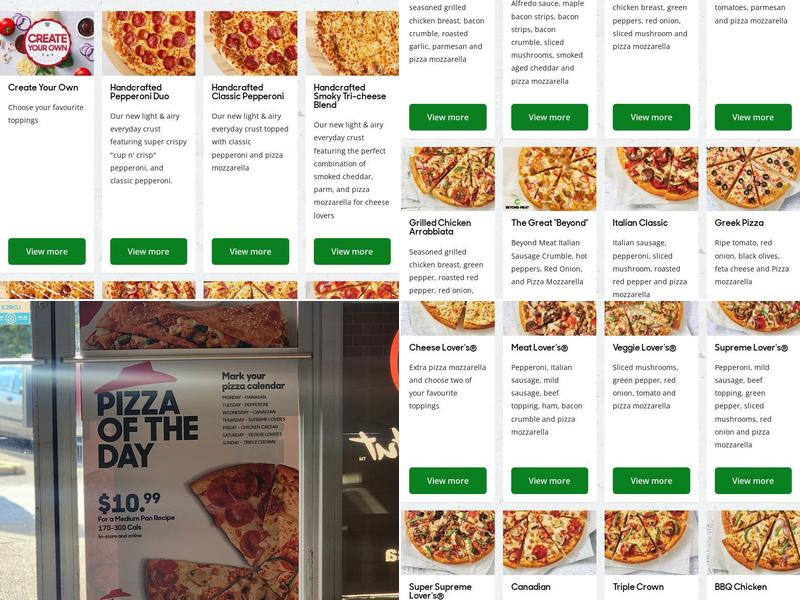 Pizza Hut Menu