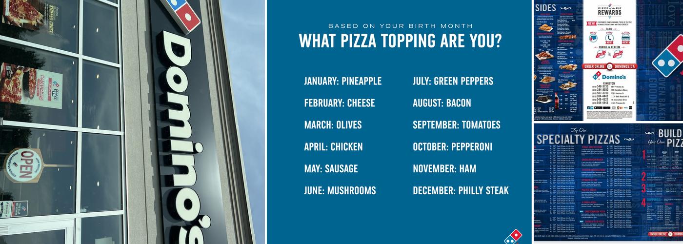 Domino's Pizza Menu