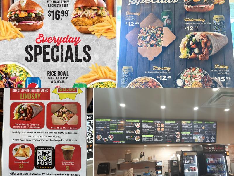 Twisted Indian Lindsay Menu