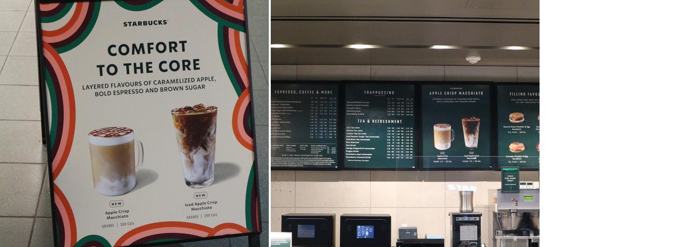 Starbucks Menu