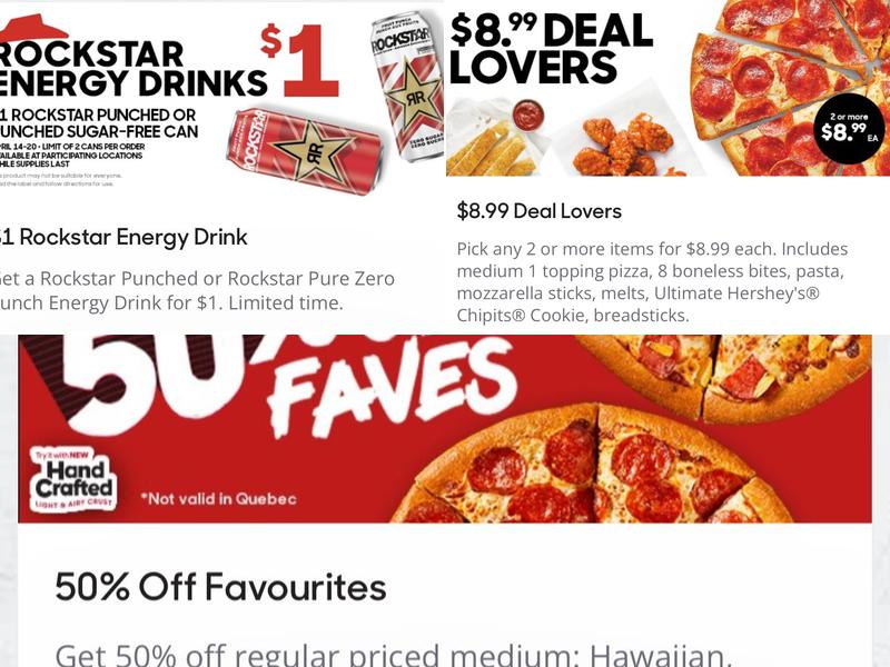 Pizza Hut Menu