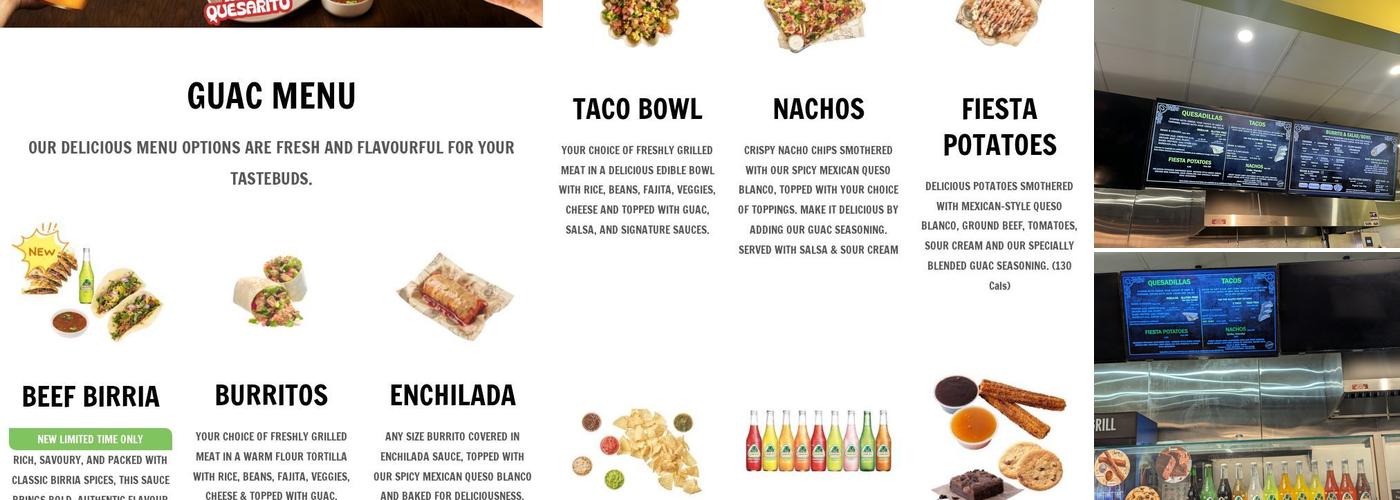 Guac Mexi Grill Menu
