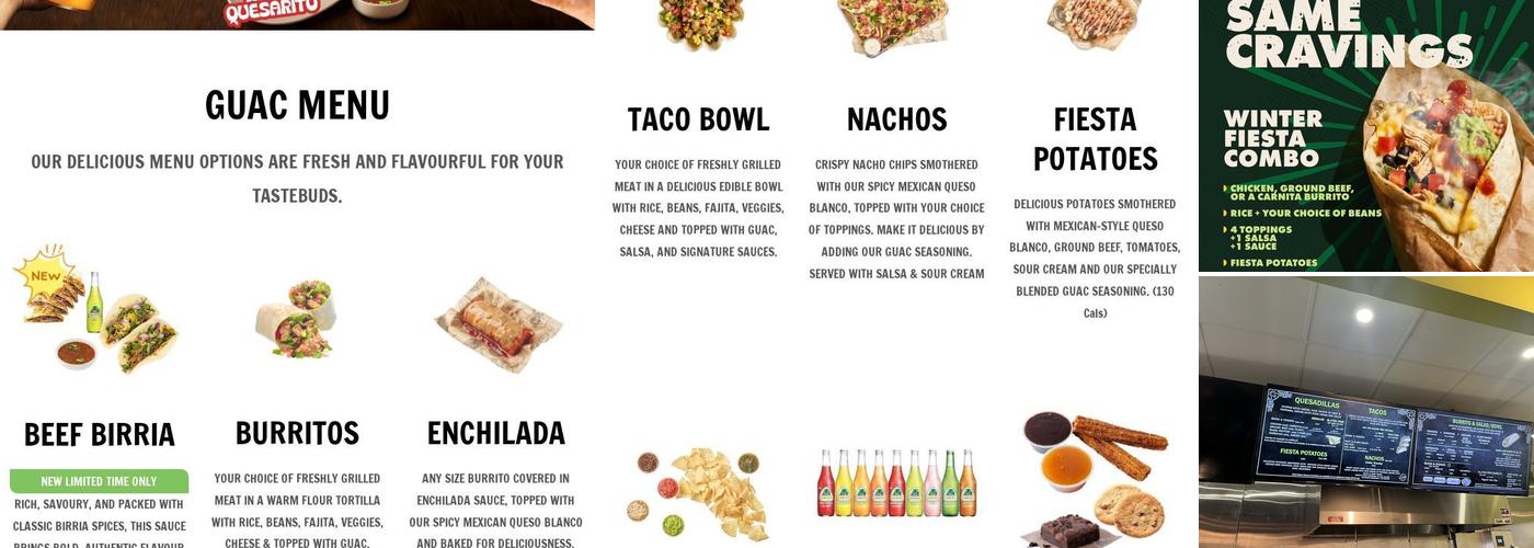 Guac Mexi Grill Menu