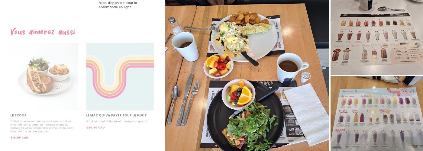 L'Œufrier (Longueuil) Menu