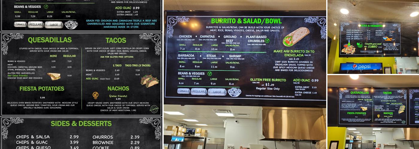 GUAC Mexi Grill Menu