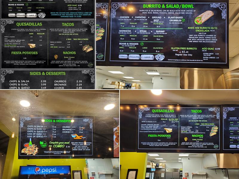 GUAC Mexi Grill Menu