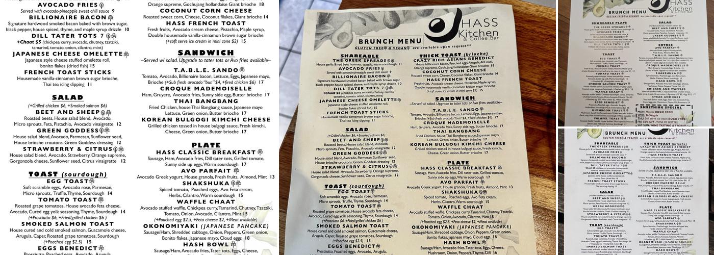 HASS Kitchen Menu