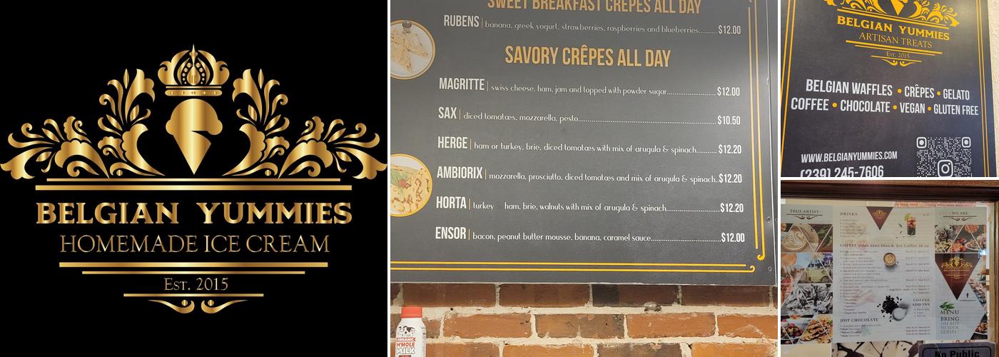 Belgian yummies Menu