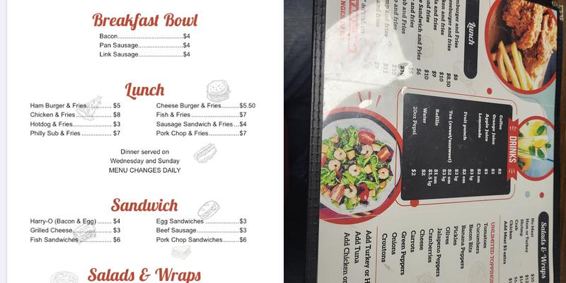 Lula Mae’s Eatery Menu